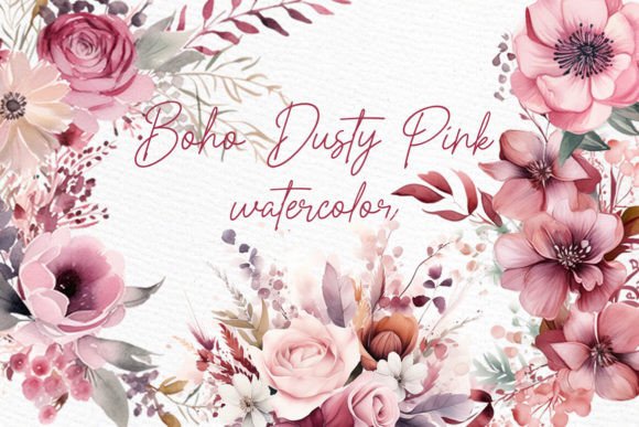 Dusty Pink Flowers Clipart Watercolor: A Designer's Guide