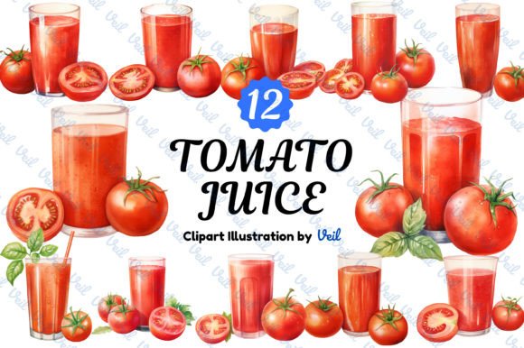 Tomato Juice Clipart Watercolor Bundle: A Designer’s Guide