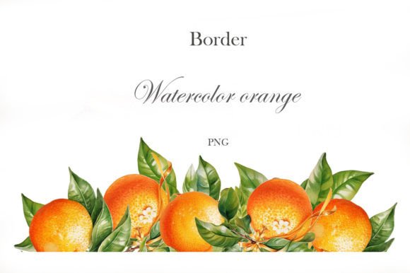 Watercolor Orange Border: A Playful Display Font for Creative Projects